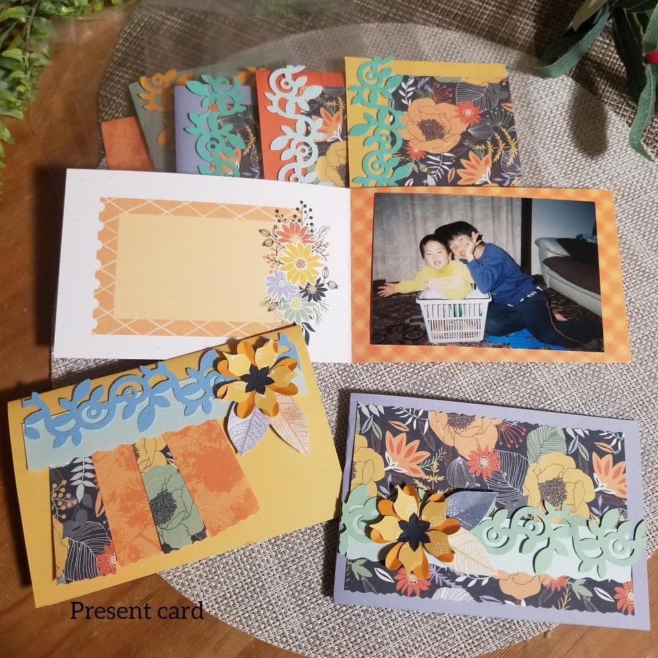 おうちに写真を飾ろう！プレゼントカード付】1/21(木)AM スクラップ